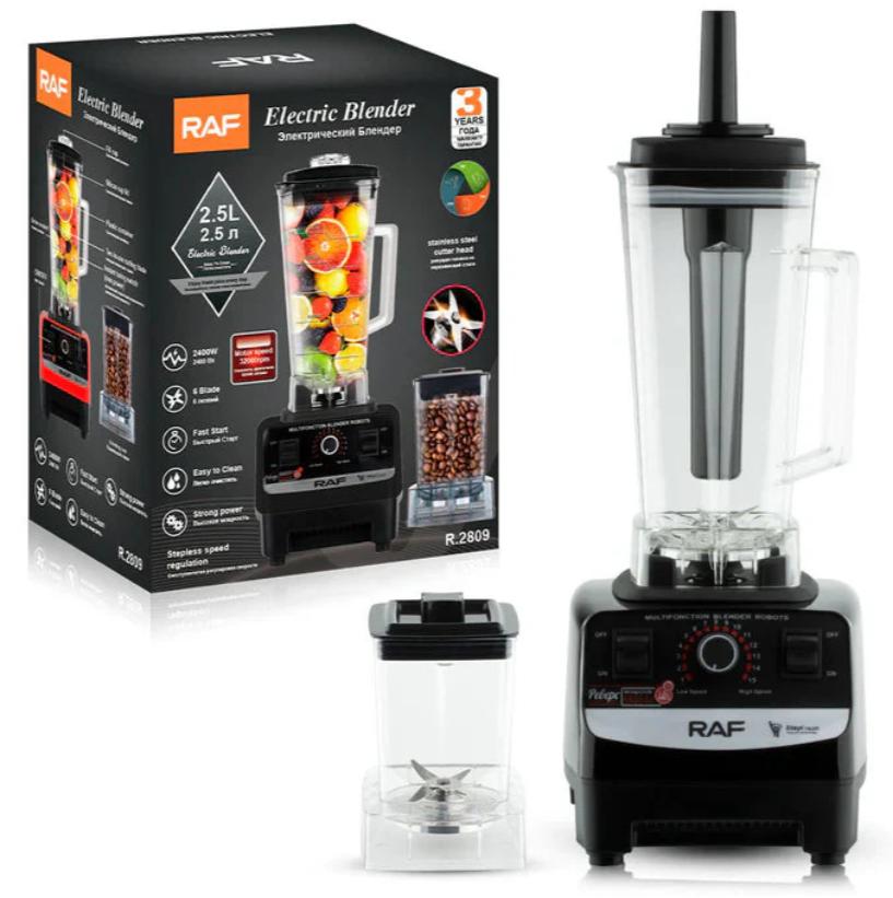 RAF R.2809-B 2.5L 2400W Electric Blender